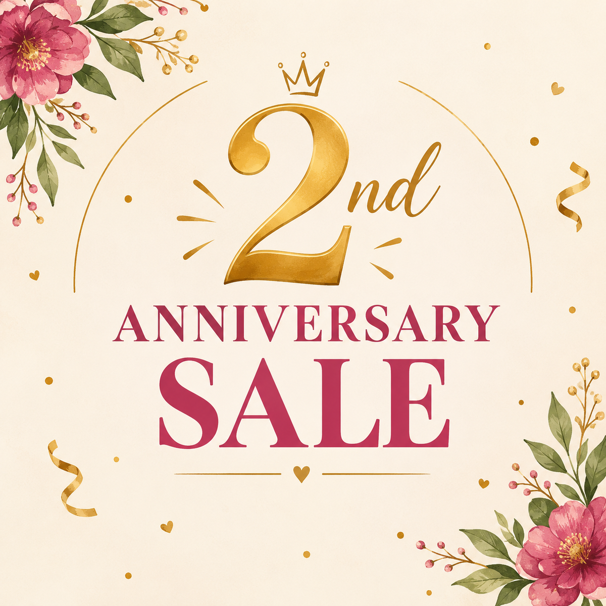2nd Anniversary Sale