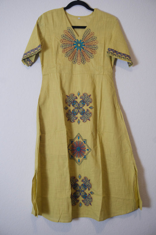 One Piece Cotton Dresses  S3 Elegance