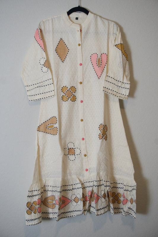 One Piece Cotton Dresses  S3 Elegance