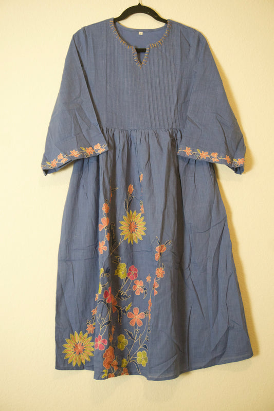 One Piece Cotton Dresses  S3 Elegance