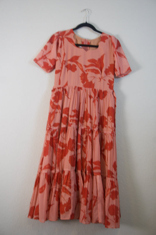 french bohemian maxi dress Distinction Long Dress French Blue RESTOCK Soon XL / French Blue/Ivory
